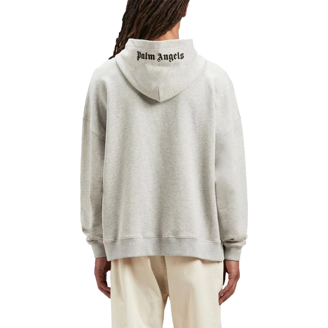 PALM ANGELS FW23  Gray Hoodie with Letter Pattern. PMBB126F23FLE0010810 圖 4
