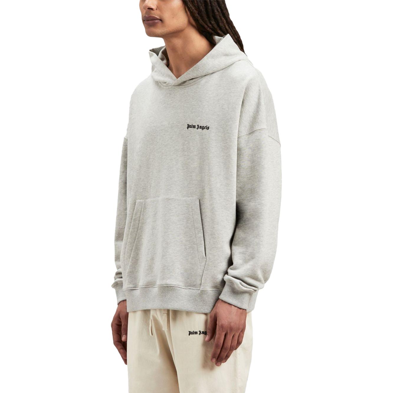 PALM ANGELS FW23  Gray Hoodie with Letter Pattern. PMBB126F23FLE0010810 圖 5