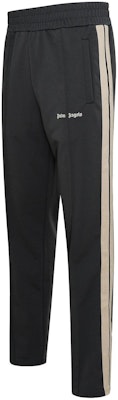 PALM ANGELS FW23 Classic Embroidered Logo Striped Knit Track Pants Dark Grey Men PMCJ020F23FAB0010701 Shop PALM ANGELS FW23 Classic Embroidered Logo Striped Knit Track Pants Dark Grey Men PMCJ020F23FAB0010701