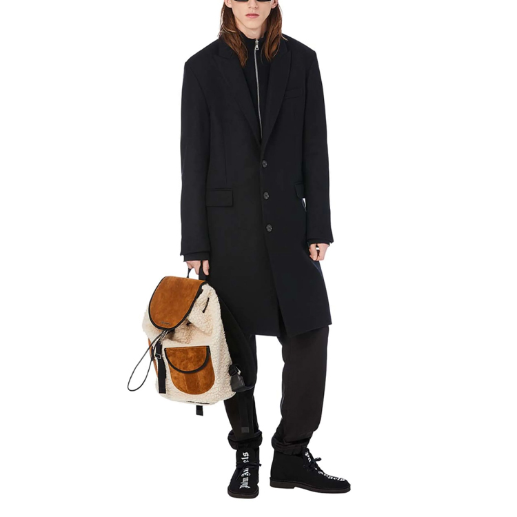 PALM ANGELS Gothic Logo Mid-Length Blazer . PMEA083E20FAB0011001 圖 4