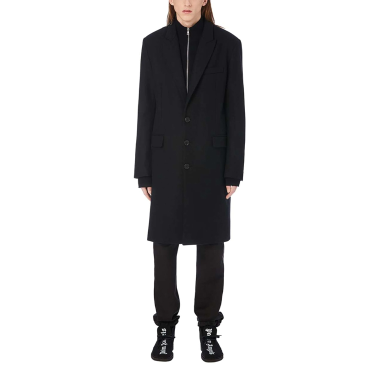 PALM ANGELS Gothic Logo Mid-Length Blazer . PMEA083E20FAB0011001 圖 5