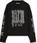 Buy Sudadera Negra Palm Angels Gótica con Tachuelas PMBA026F24FLE0031072