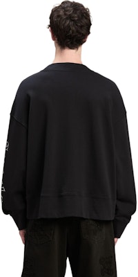 Sudadera Negra Palm Angels Gótica con Tachuelas PMBA026F24FLE0031072 Shop Sudadera Negra Palm Angels Gótica con Tachuelas PMBA026F24FLE0031072