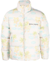 Palm Angels Graphic Print High-Neck Jacket PMED020S23FAB0010384 Palm Angels Graphic Print High-Neck Jacket PMED020S23FAB0010384