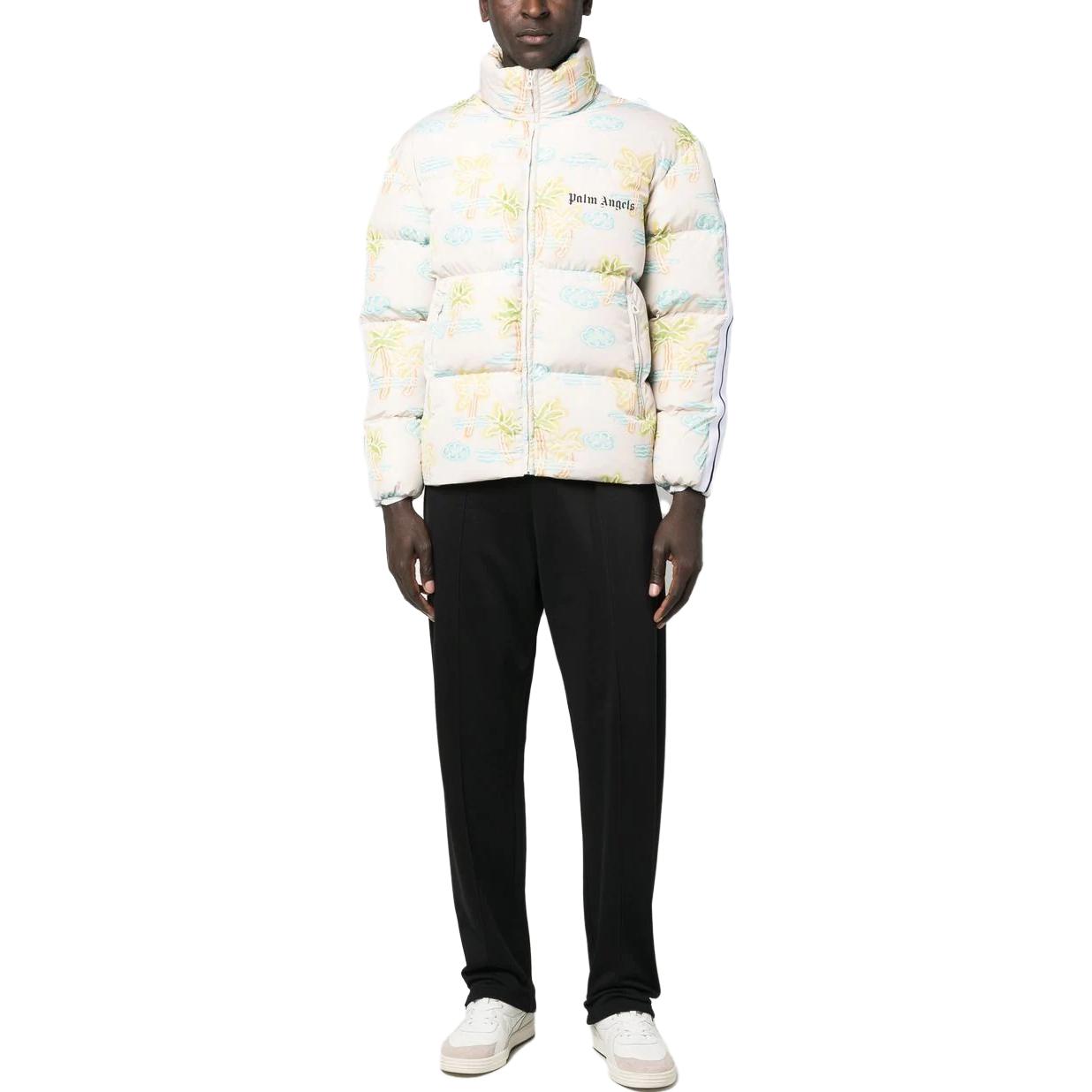 Lookbook Palm Angels Graphic Print High-Neck Jacket PMED020S23FAB0010384