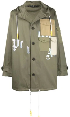 PALM ANGELS Jaket Parka Hijau dengan Cetakan Logo - Kasual dan Selesa. PMEC007R21FAB0015661 Buy PALM ANGELS Jaket Parka Hijau dengan Cetakan Logo - Kasual dan Selesa. PMEC007R21FAB0015661