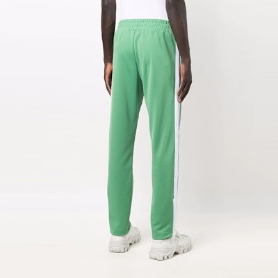 Palm Angels绿色条纹长裤带标志印花. PMCA007F21FAB0015501 Purchase Palm Angels绿色条纹长裤带标志印花. PMCA007F21FAB0015501