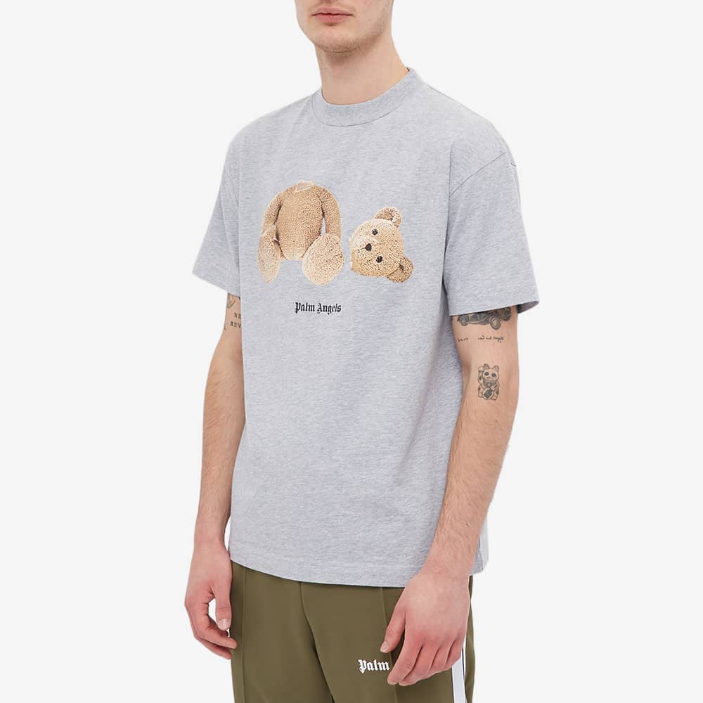 Lookbook Camiseta Gris Hombre Palm Angels Oso Sin Cabeza Manga Corta. PMAA001C99JER0010860