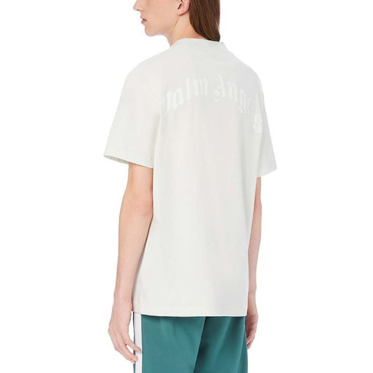 Sizing PALM ANGELS 無頭熊白色印花T恤 PMAA001E20JER0044401