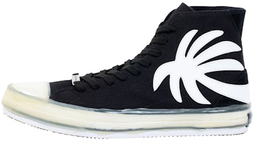 Palm Angels High-Top Canvas 'Black' PMIA048R21LEA0021001 Palm Angels High-Top Canvas 'Black' PMIA048R21LEA0021001