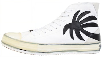 Palm Angels High-Top Canvas 'White' PMIA048R21LEA0020110 Palm Angels High-Top Canvas 'White' PMIA048R21LEA0020110