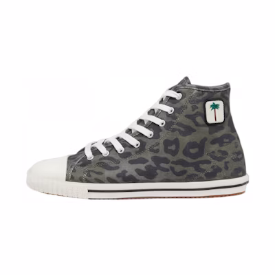 Palm Angels High-Top Sneakers 'Camo Leopard'