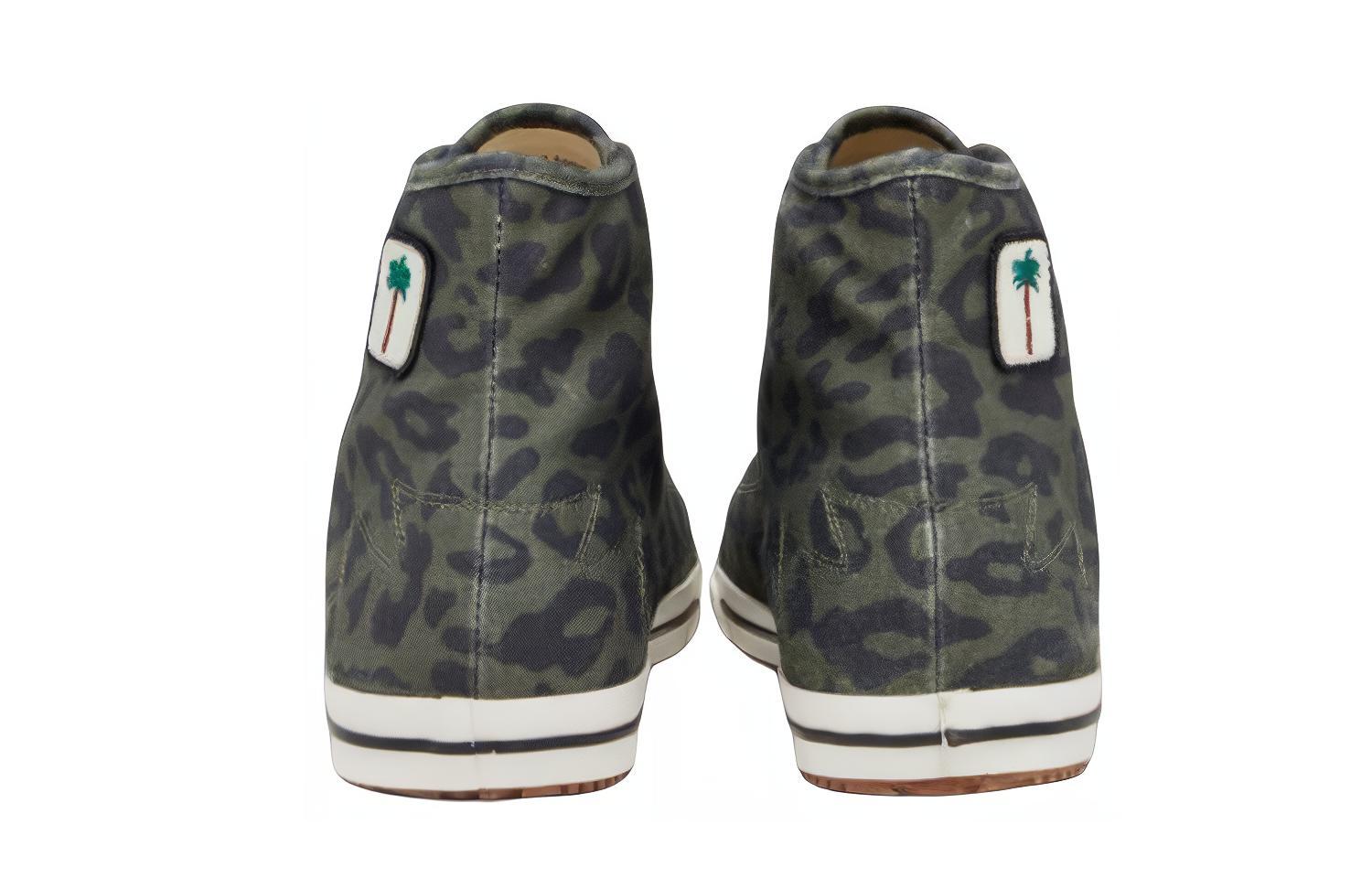 Palm Angels High-Top Sneakers 'Camo Leopard' 圖 3