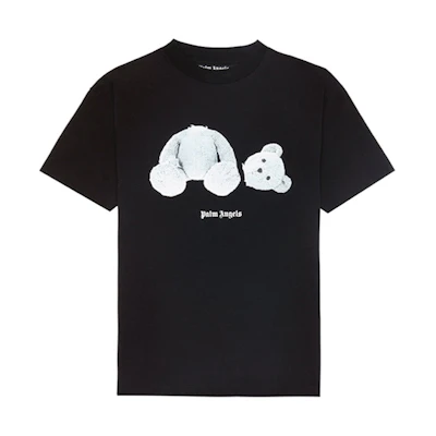 PALM ANGELS Ice Bear Decapitated Graphic Tee Black Men PMAA001E20JER0041001