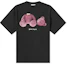 Buy PALM ANGELS Kill The Bear Camiseta Negra Gráfica Morada Manga Corta PMAA001F194130031028