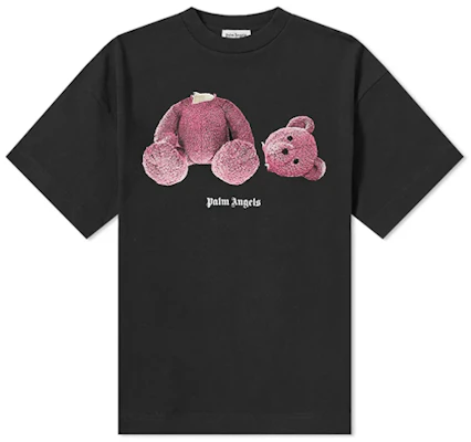 PALM ANGELS Kill The Bear Camiseta Negra Gráfica Morada Manga Corta PMAA001F194130031028 Order PALM ANGELS Kill The Bear Camiseta Negra Gráfica Morada Manga Corta PMAA001F194130031028