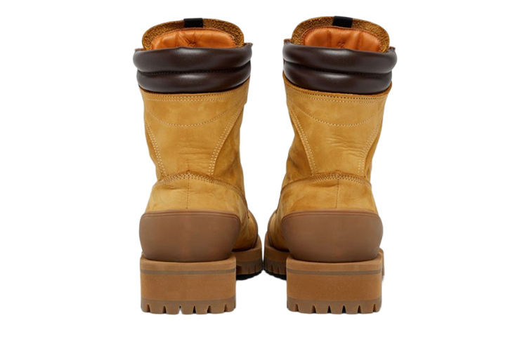 Palm Angels Leather Fashion Strap Ankle Boots 'Brown' 圖 3