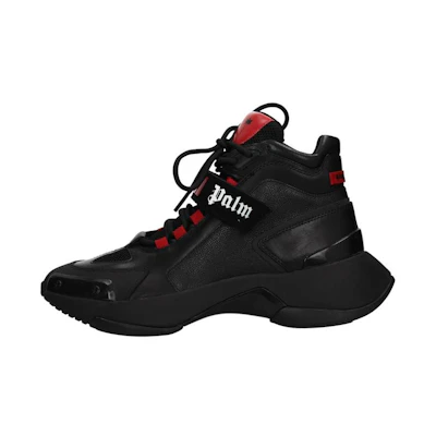 Palm Angels Leather Sneaker 'Black'