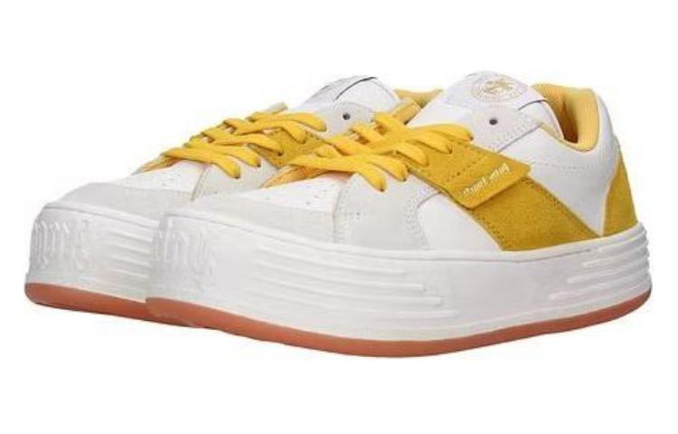 Palm Angels Leather Sneaker 'Yellow' 圖 3