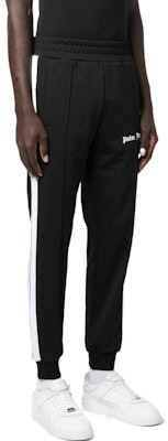 Palm Angels 字母印花松紧腰休闲裤 黑色 PMCJ002C99FAB0021001 Purchase Palm Angels 字母印花松紧腰休闲裤 黑色 PMCJ002C99FAB0021001