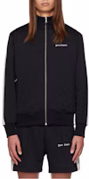 Palm Angels Letter Print Track Jacket Black Menswear PMBD061S24FAB0011003 Palm Angels Letter Print Track Jacket Black Menswear PMBD061S24FAB0011003