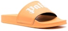 Lookbook PALM ANGELS Logo壓紋 時尚拖鞋 男款 橘色