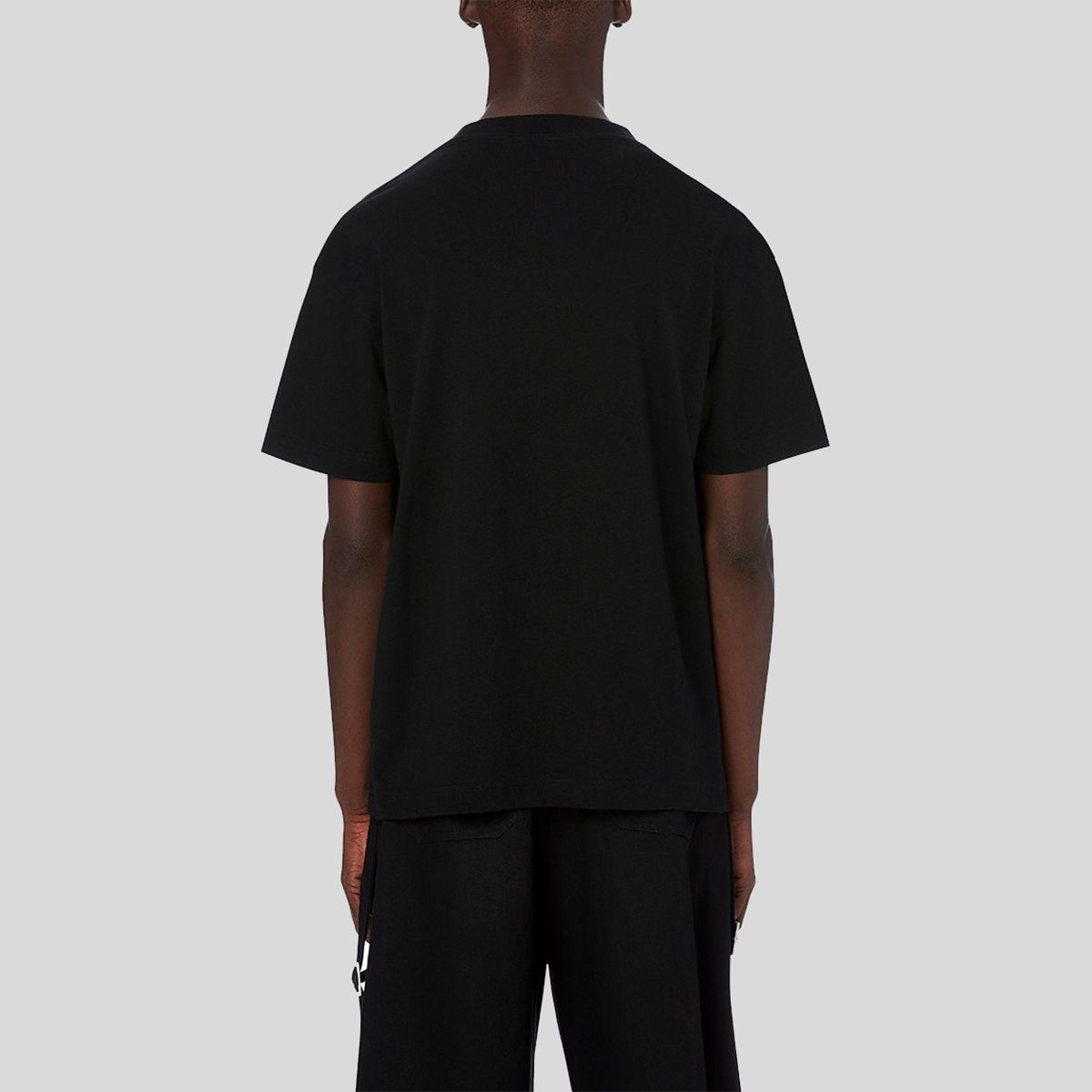 Palm Angels Logo Butterfly Crewneck  T-Shirt Black. PMAA001S204130041001 圖 5