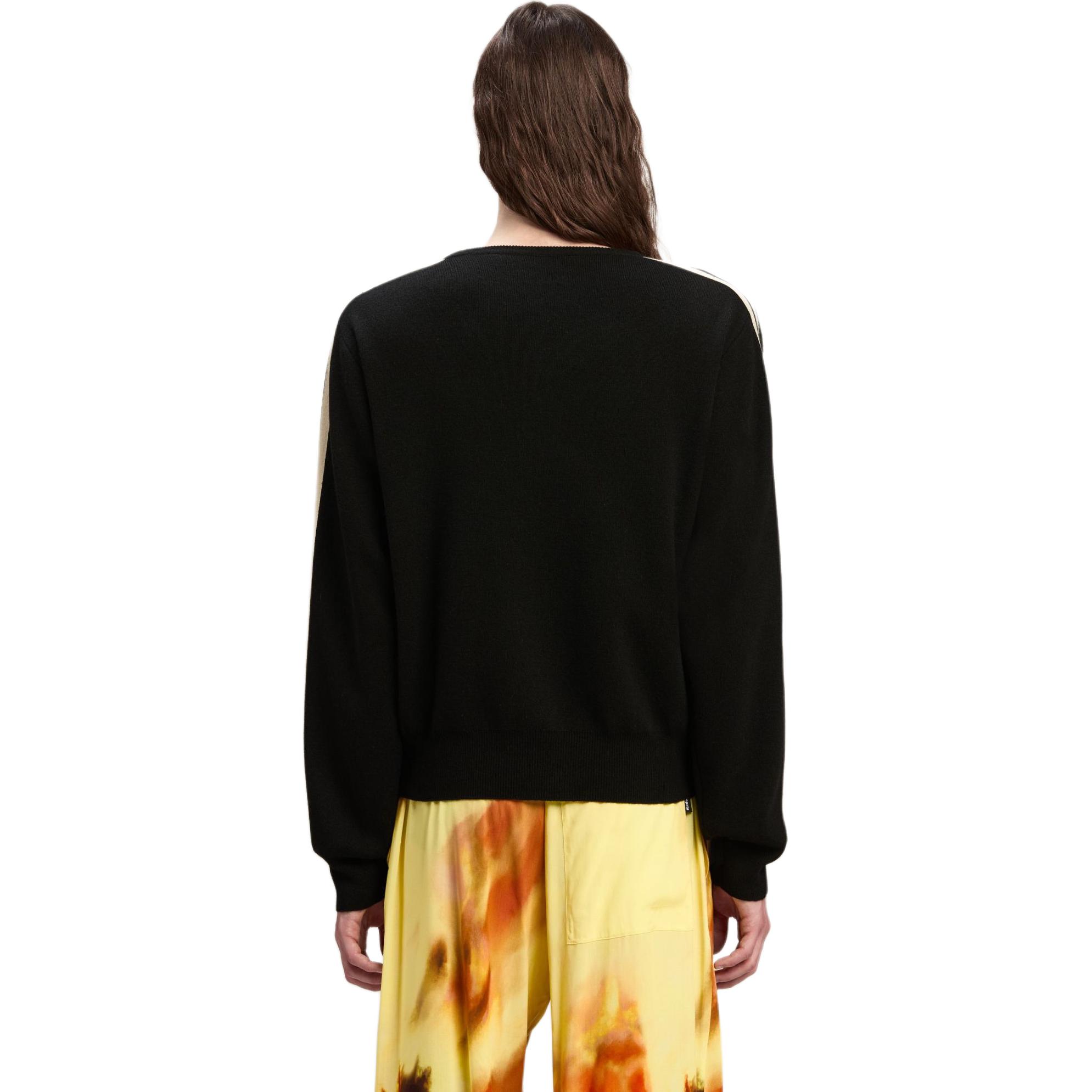 Shop Suéter de Manga Larga Palm Angels Logo Negro. PMHE075F24KNI0011003