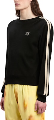 Suéter de Manga Larga Palm Angels Logo Negro. PMHE075F24KNI0011003 Purchase Suéter de Manga Larga Palm Angels Logo Negro. PMHE075F24KNI0011003