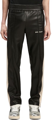 Palm Angels Logo Embroidered Knit Track Pants Black PMCJ020F24FAB0011003 Lookbook Palm Angels Logo Embroidered Knit Track Pants Black PMCJ020F24FAB0011003