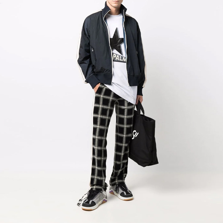 PALM ANGELS Logo Full-Zip Track Jacket Deep Blue PMBD030F21FAB0014601 圖 3