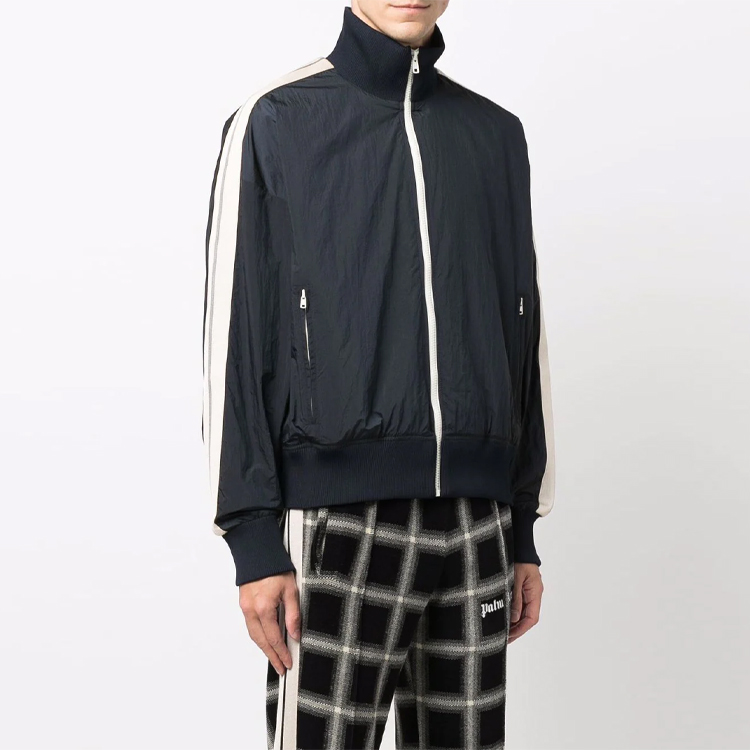 PALM ANGELS Logo Full-Zip Track Jacket Deep Blue PMBD030F21FAB0014601 圖 5