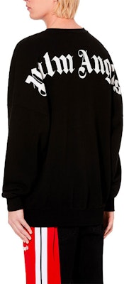 パームエンジェルス ロゴ オーバースウェットシャツ マンダリンカラー ブラック PMBA021E194410021001 Sizing パームエンジェルス ロゴ オーバースウェットシャツ マンダリンカラー ブラック PMBA021E194410021001