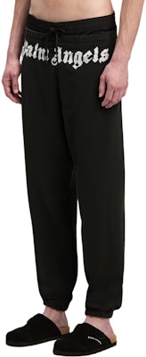パームエンジェルス ロゴプリント エラスティックウエスト カジュアルパンツ ブラック PMCH013F24FLE0021003 Purchase パームエンジェルス ロゴプリント エラスティックウエスト カジュアルパンツ ブラック PMCH013F24FLE0021003