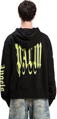 Palm Angels Hoodie Logo Print Hitam PMBB058F24FLE0071054 Shop Palm Angels Hoodie Logo Print Hitam PMBB058F24FLE0071054