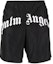 Order パームエンジェルス ロゴプリント ルーズフィットショーツ ブラック PMFA005S21FAB0011001