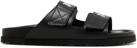 Palm Angels Logo Print Sandal 'Black' PMIH001S21LEA001-1001 Palm Angels Logo Print Sandal 'Black' PMIH001S21LEA001-1001