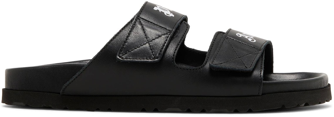 棕榈天使黑色标志印花凉鞋 PMIH001S21LEA001-1001 Buy 棕榈天使黑色标志印花凉鞋 PMIH001S21LEA001-1001