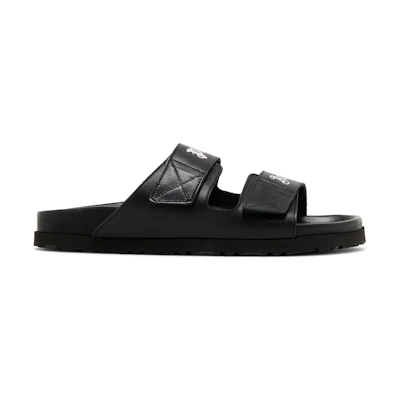 Palm Angels Logo Print Sandal 'Black'