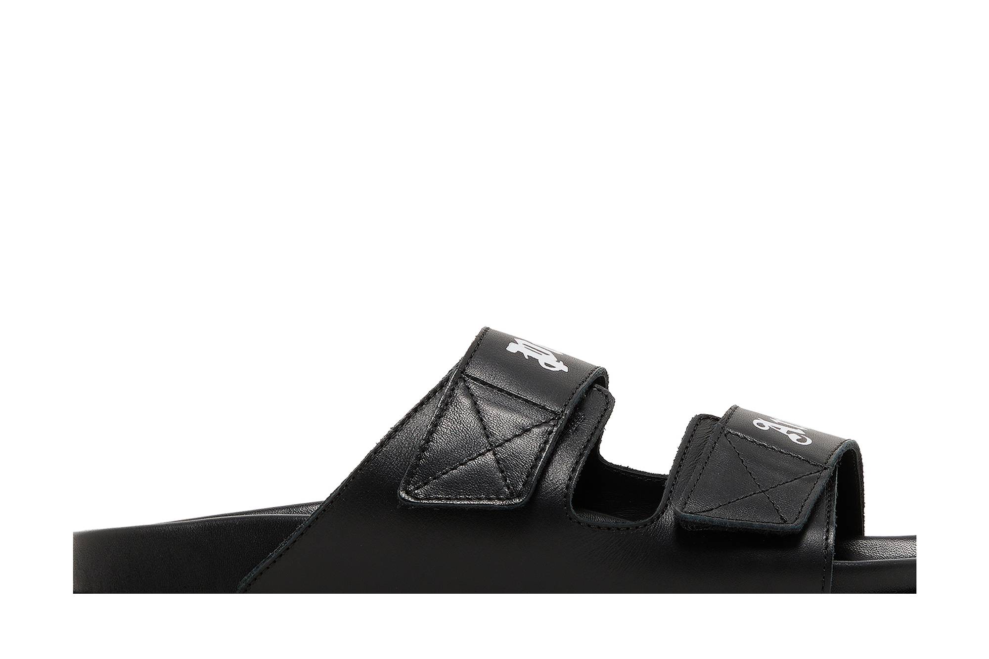 Palm Angels Logo Print Sandal 'Black' 圖 2
