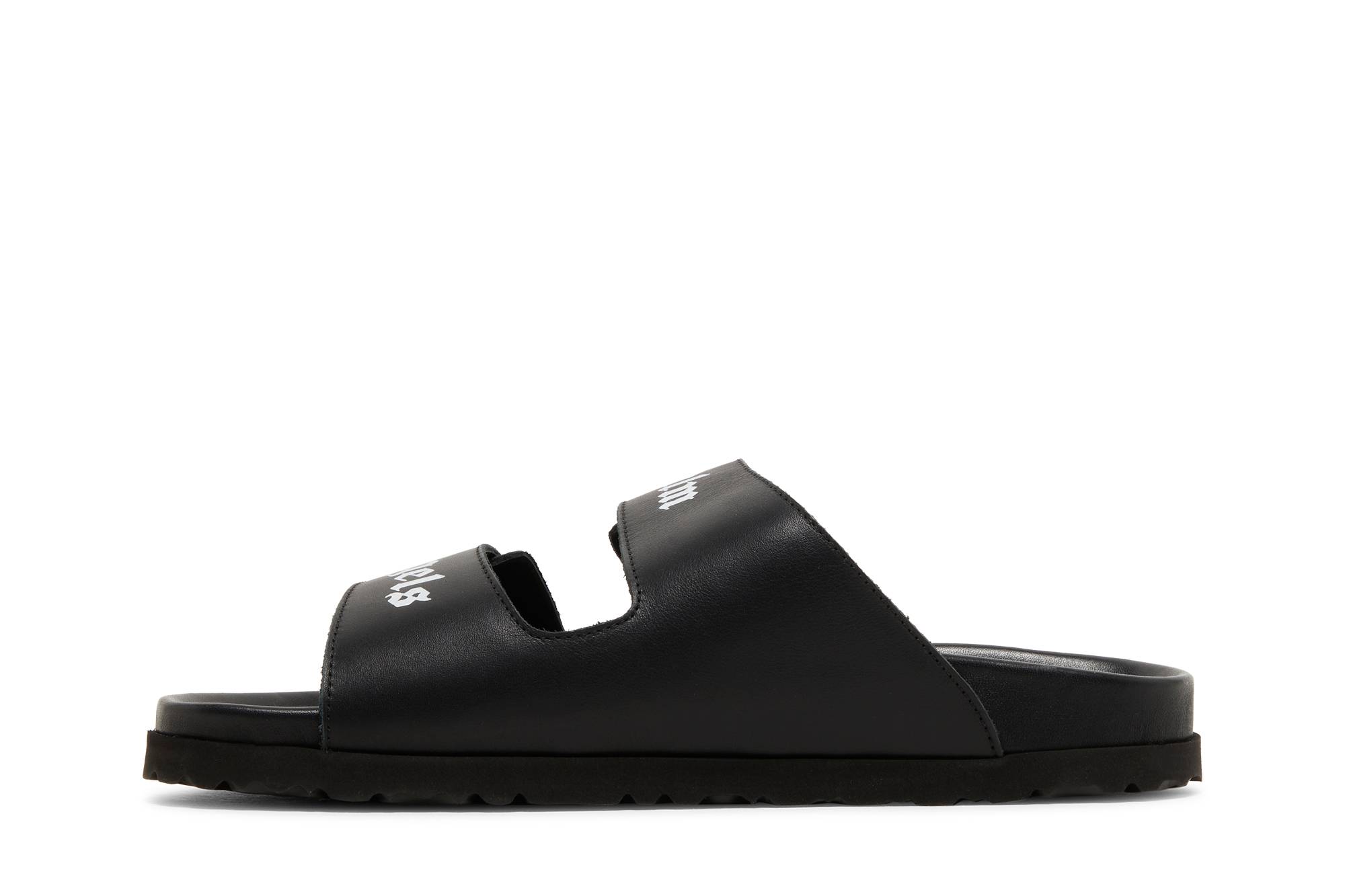 Palm Angels Logo Print Sandal 'Black' 圖 3
