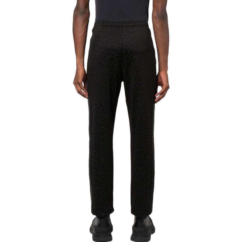 Shop PALM ANGELS 徽標印花直筒運動長褲 PMCJ004F22FAB0021001