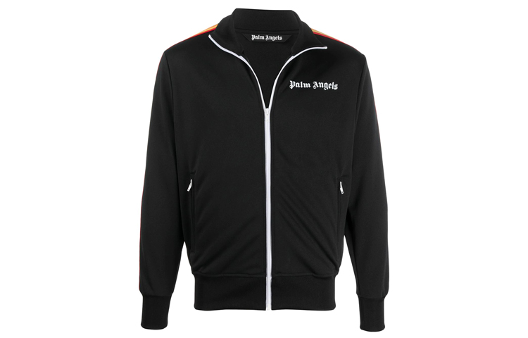 Palm Angels Logo Print Track Jacket Men’s Black PMBD001R203840021088