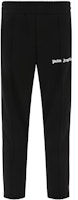 Palm Angels Logo Side Stripe Knit Track Pants Men Black PMCJ001C99FAB0011001 Palm Angels Logo Side Stripe Knit Track Pants Men Black PMCJ001C99FAB0011001