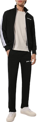 パームエンジェルス ロゴ サイドストライプ ニット トラックパンツ メンズ ブラック PMCJ001C99FAB0011001 Purchase パームエンジェルス ロゴ サイドストライプ ニット トラックパンツ メンズ ブラック PMCJ001C99FAB0011001