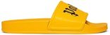 Palm Angels Logo Slide 'Kuning Hitam' PMIC001F21MAT0011810