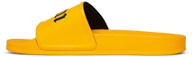 Lookbook Palm Angels Logo Slide 'Kuning Hitam' PMIC001F21MAT0011810