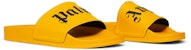 Palm Angels Logo Slide 'Kuning Hitam' PMIC001F21MAT0011810