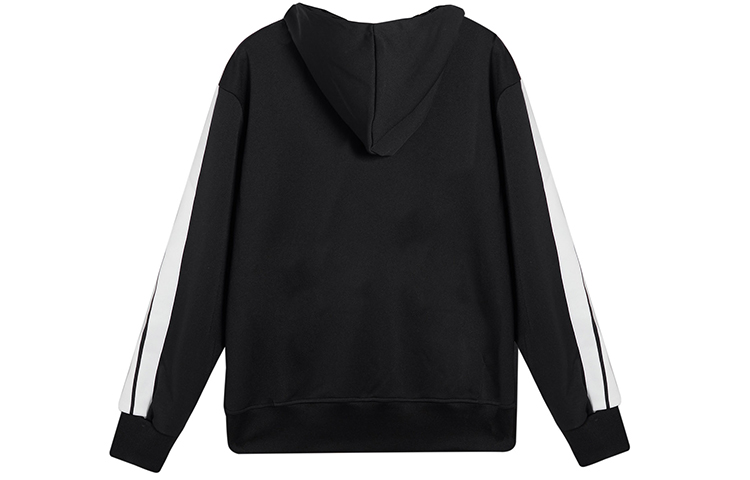 Lookbook PALM ANGELS Sudadera Negra Hombre Manga Larga con Rayas y Logo. PMBD005E193840021001