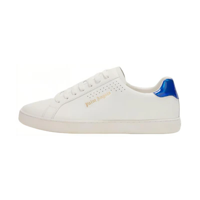 Palm Angels Low-Top Lace-Up Leather Sneaker 'White Blue'